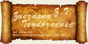 Zvezdana Teodorčević vizit kartica